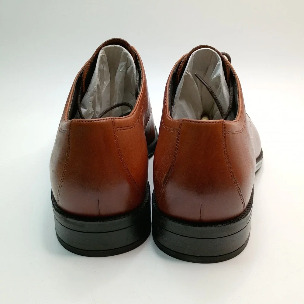 Cole Haan ME Cap Oxford Men Size 12 British Tan Leather C34138